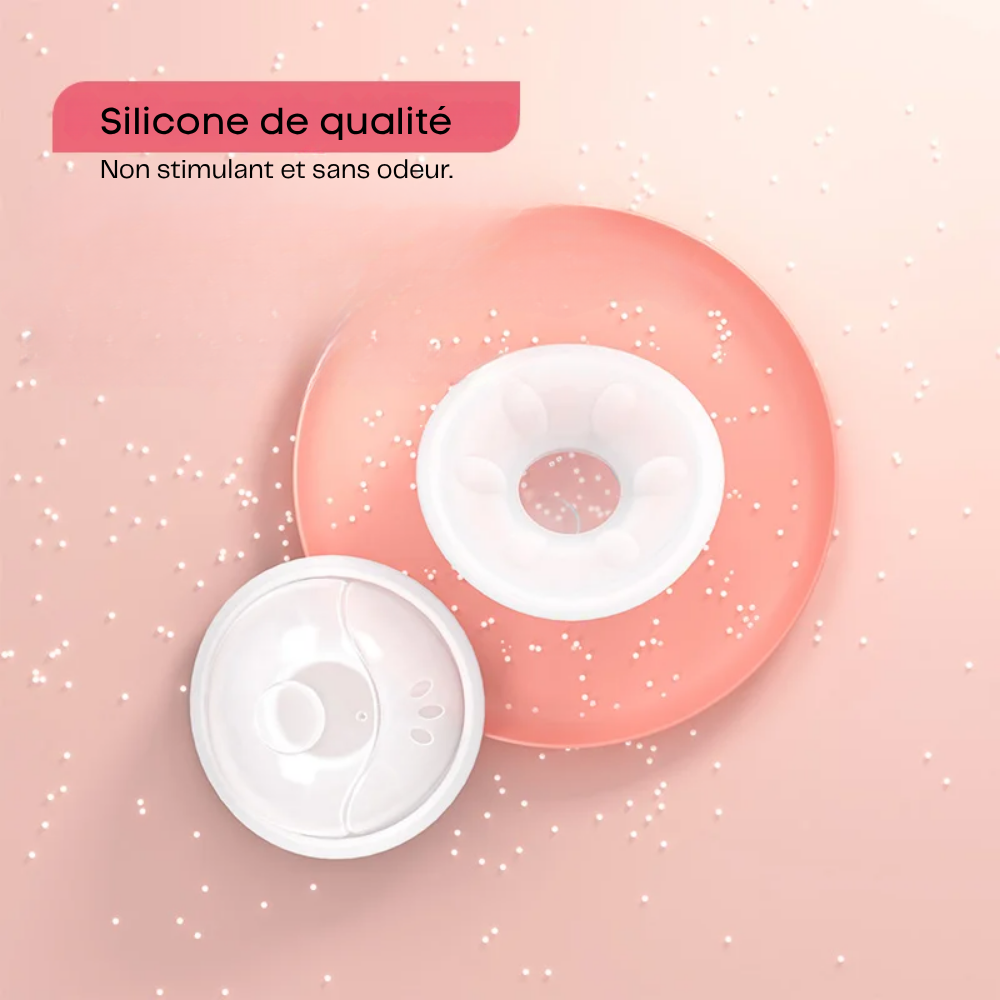 Coquilles collectrices de lait maternel en silicone, lot de 2 - visuel 4