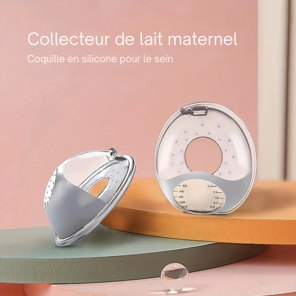 Coquilles d'Allaitement en Silicone Réutilisables - Lot de 2 - visuel 4