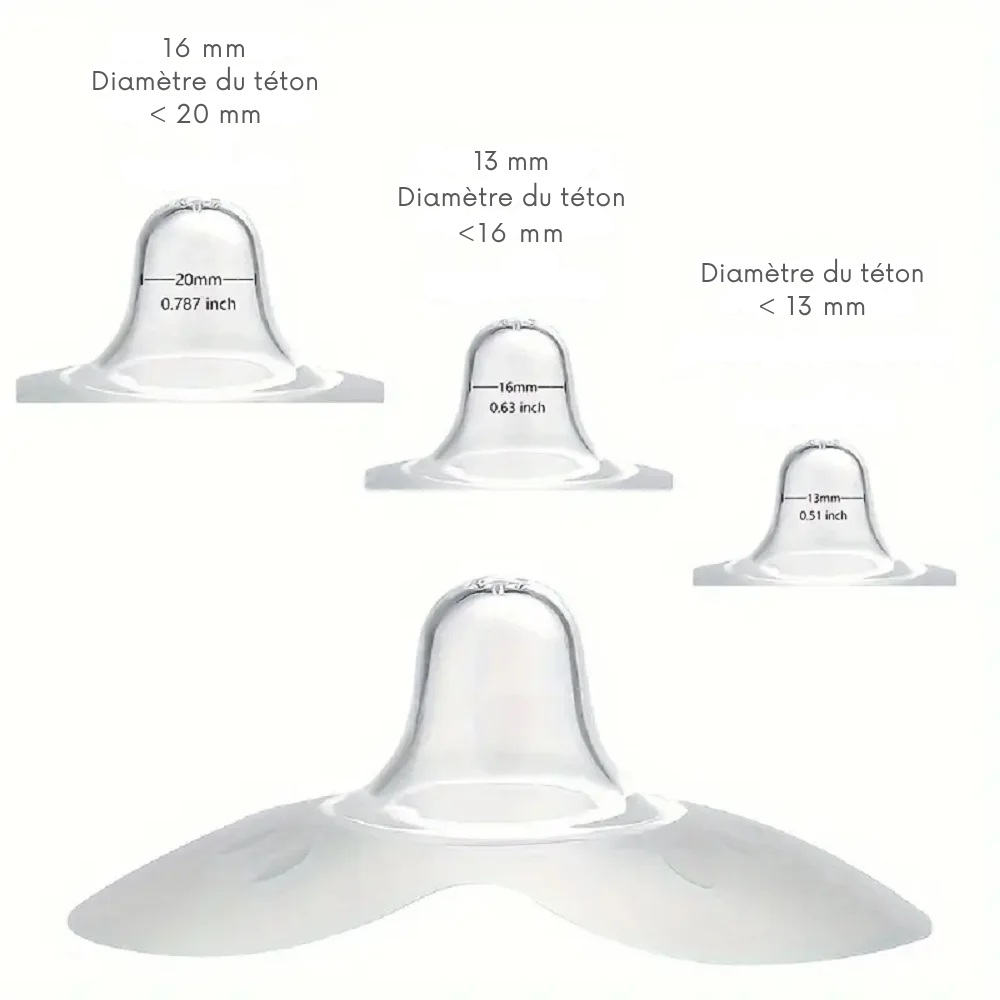 Protège-Mamelons en Silicone SLAIXIU - Allaitement Sensible - visuel 4