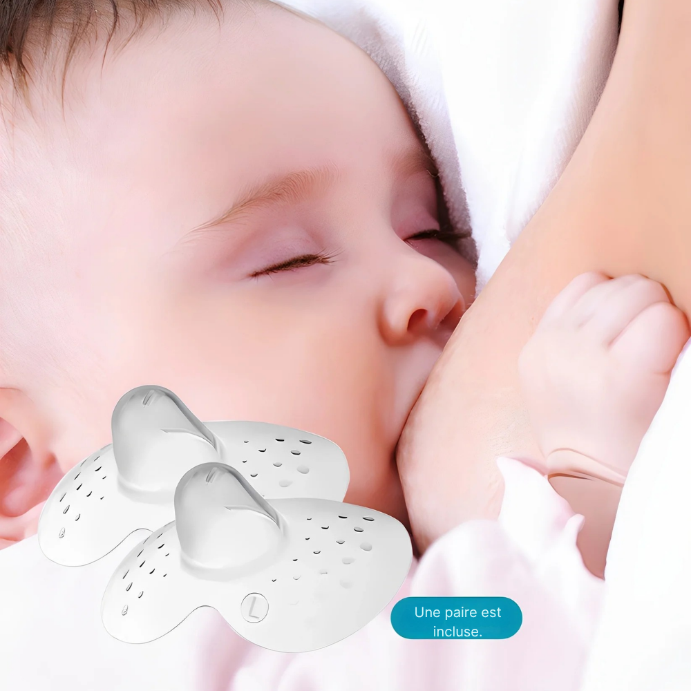 Protège-Mamelons Silicone Souple Sans BPA - visuel 4