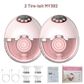 Tire-Lait Électrique Mains Libres, Stérilisation UV - 2 tire-lait Roses MY382