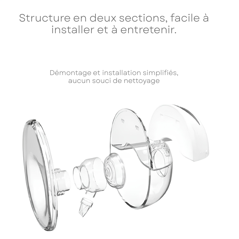 Tire-lait électrique portable mains libres, sans fil - visuel 4