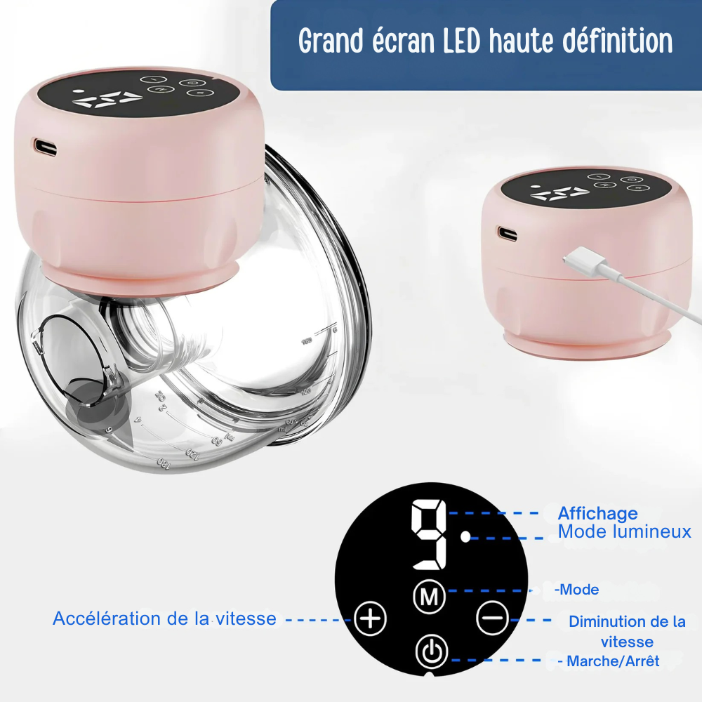Tire-Lait Portable USB, Électrique et Automatique - visuel 4