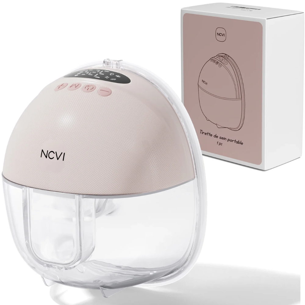 Tire-Lait Électrique NCVI, Mains Libres, Sans Fil - x1 Rose