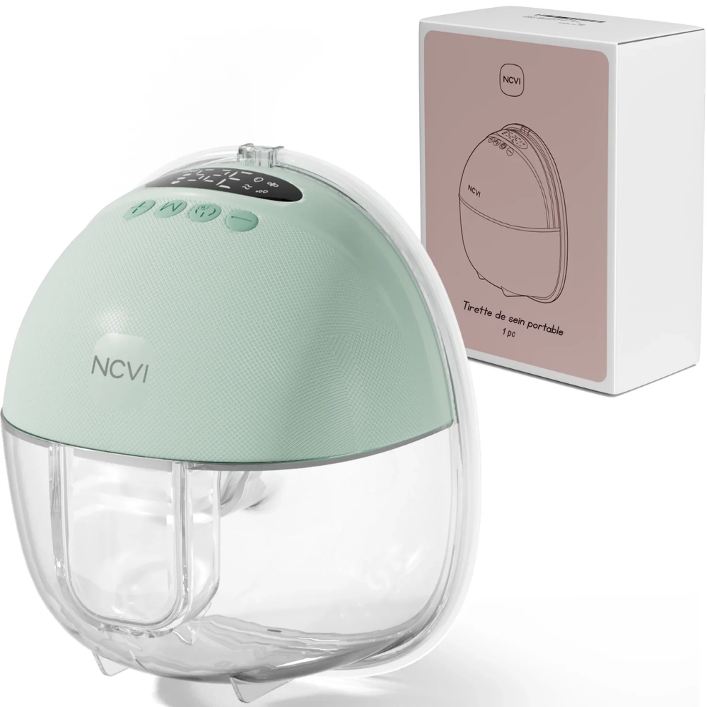 Tire-Lait Électrique NCVI, Mains Libres, Sans Fil - x1 Vert