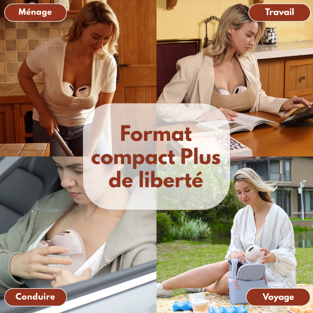Tire-Lait Électrique NCVI, Mains Libres, Sans Fil - visuel 3