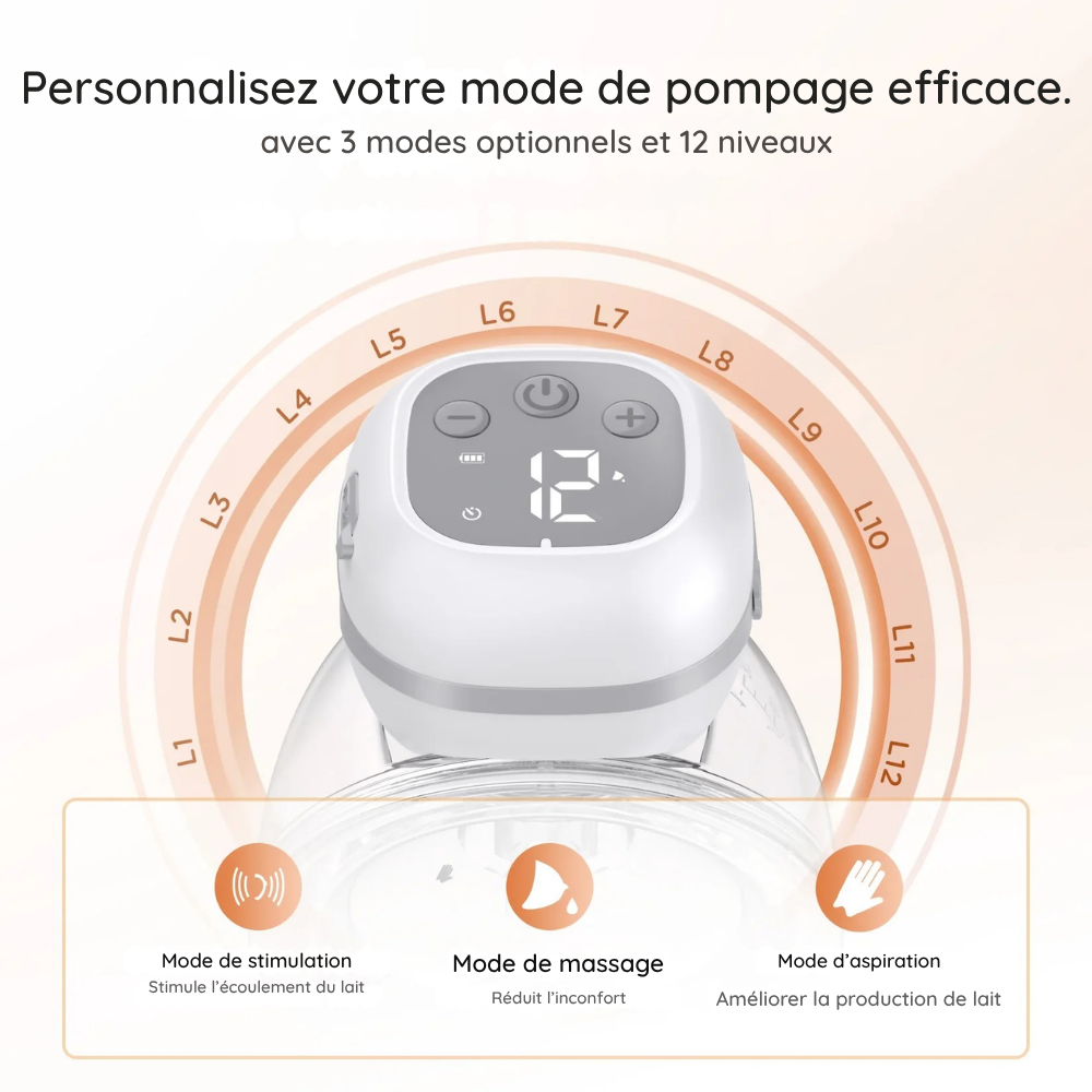Tire-Lait Électrique Mains Libres Sans BPA - visuel 4