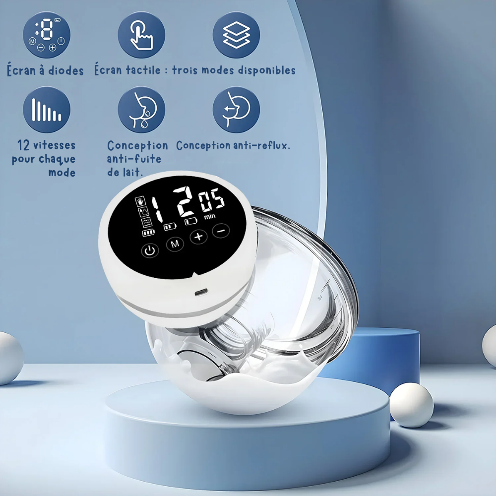 Tire-Lait Électrique Portable, Mains Libres - visuel 5
