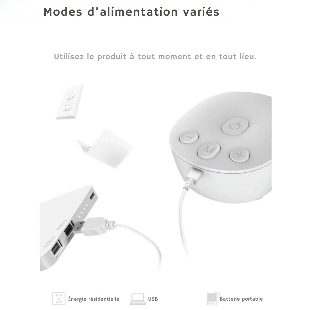 Tire-Lait Électrique Double USB, Sans BPA