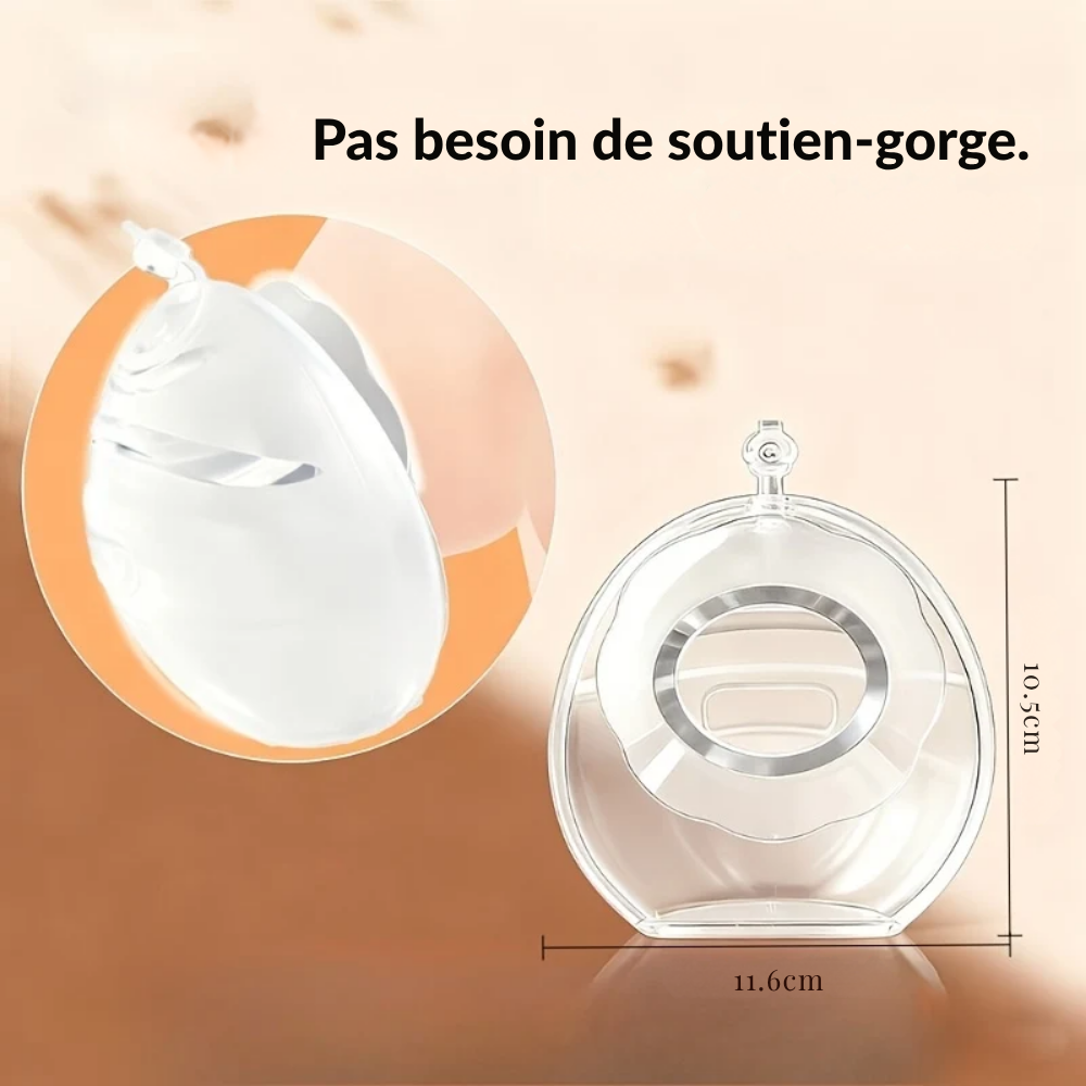 Tire-Lait Manuel en Silicone avec Coussinets Anti-Fuites - visuel 3