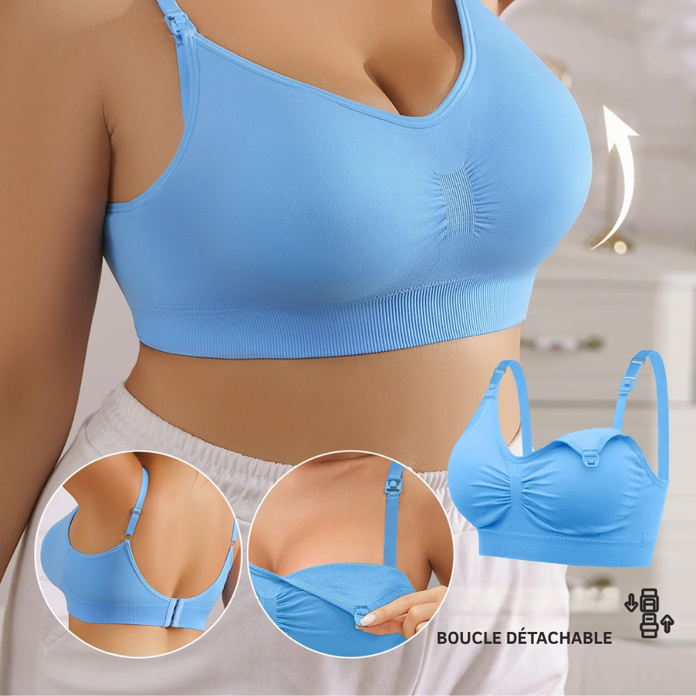 Soutien-Gorge Sans Armatures Grande Taille, Bretelles Amovibles - visuel 2