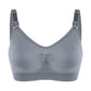 Soutien-Gorge d'Allaitement Grande Taille, Push Up - Gris foncé / M