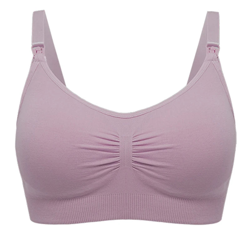 Soutien-Gorge d'Allaitement Grande Taille, Push Up - Violet / L