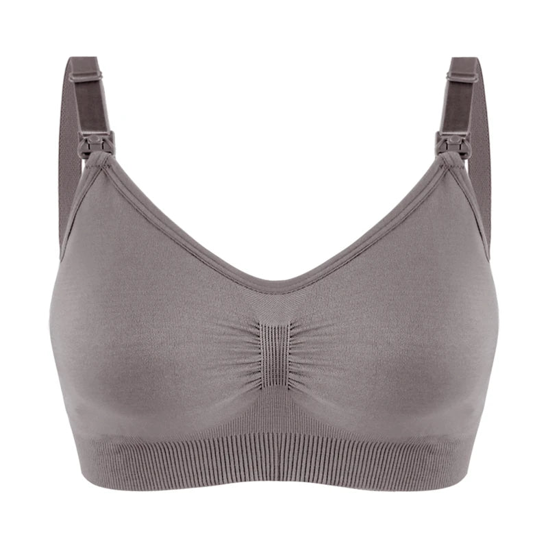 Soutien-Gorge d'Allaitement Grande Taille, Push Up - Kaki / M