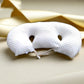 Oreiller d'Allaitement Bébé Doudou en Velours - Blanc