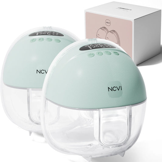 Tire-Lait Électrique NCVI, Mains Libres, Sans Fil - x2 Verts
