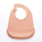 Bavoir bébé en silicone pêche à poche récupératrice