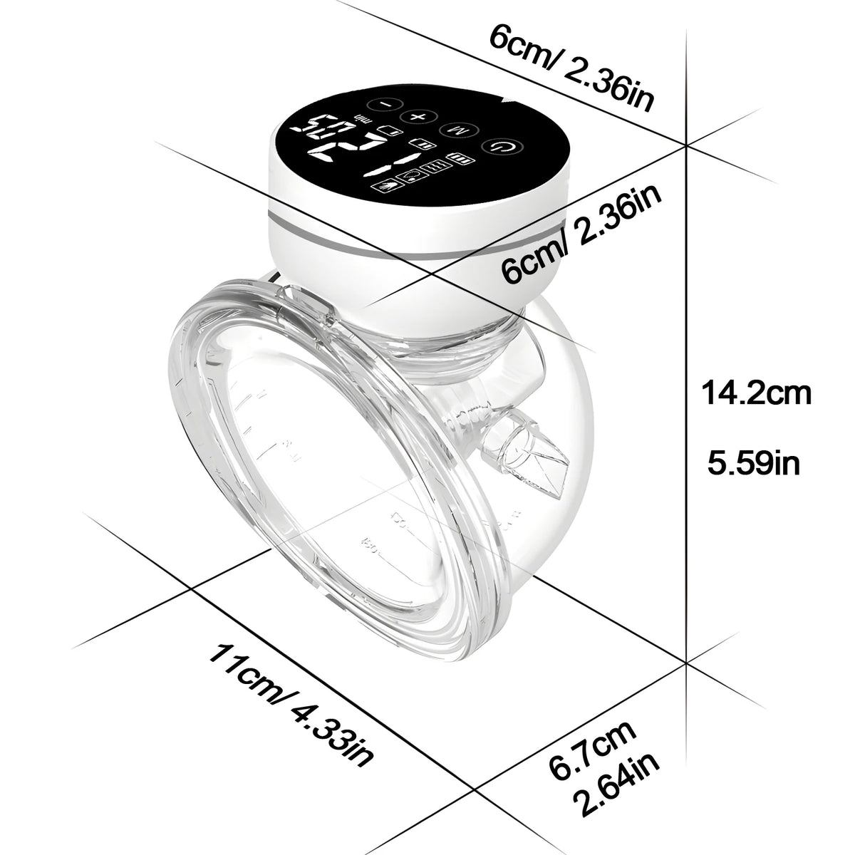 Tire-Lait Électrique Portable, Mains Libres - visuel 4