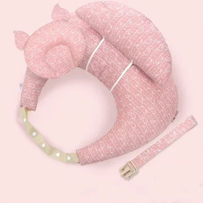 Oreiller d'Allaitement Multifonction, Sangle Bébé - Rose
