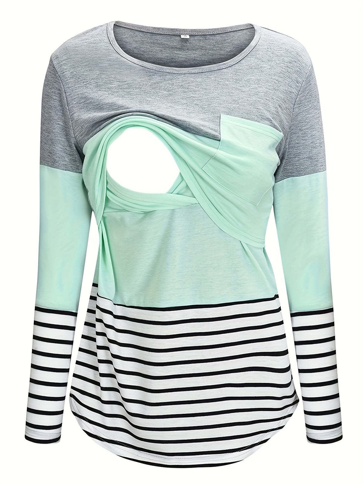 T-Shirt Manches Longues Grossesse, Style Bohème - visuel 3