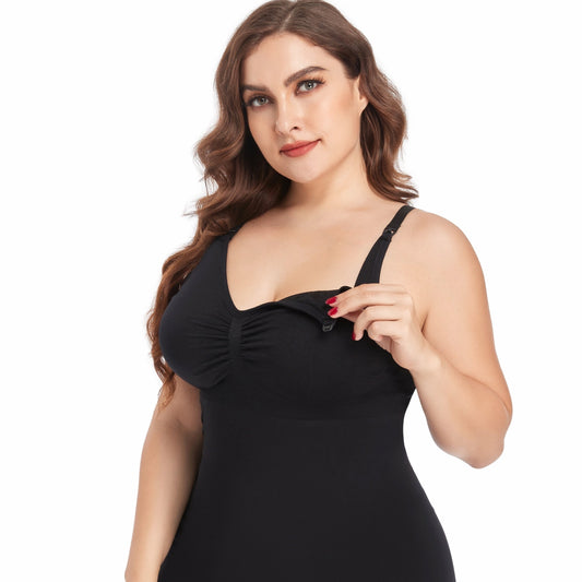 Camisole d'allaitement sans armature, soutien-gorge intégré - Noir / S