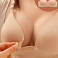Soutien-gorge d'allaitement fin à boutons devant, coloris beige