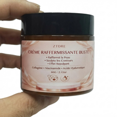 Creme Raffermissante Buste ZTDRE - pot FR, Raffermit la Peau Sculpte les Contours Effet Repulpant
