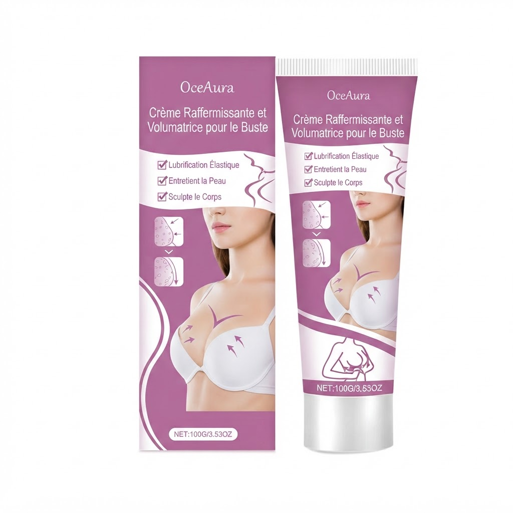OceAura Creme Raffermissante et Volumatrice pour le Buste - boite et tube FR