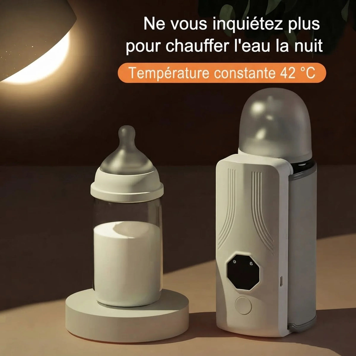 Ne vous inquiétez plus pour chauffer l'eau la nuit - température constante 42°C