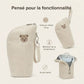 Pensé pour la fonctionnalité - sac chauffe-biberon velours côtelé